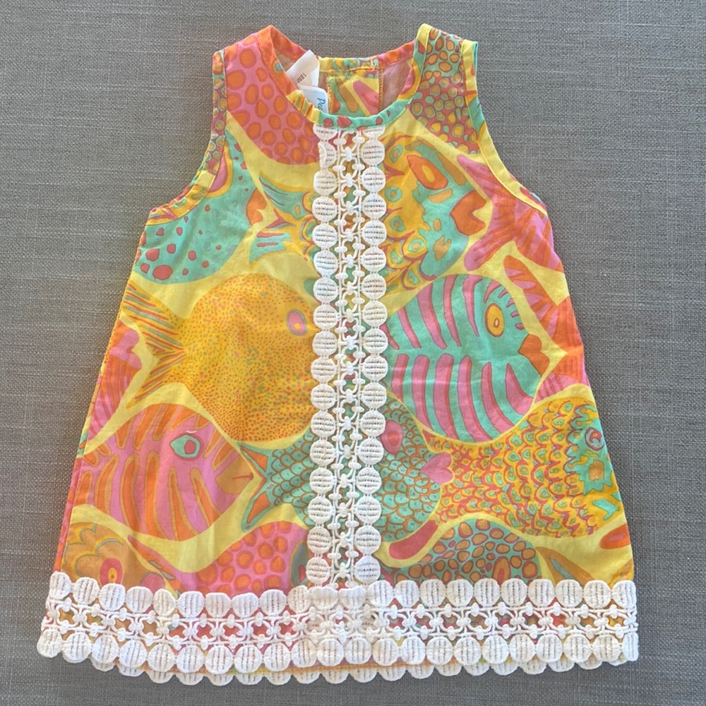Girls Peaches & Cream Summer Dress